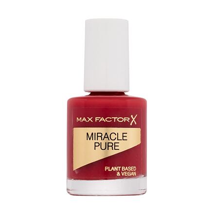 Max Factor Miracle Pure pečující lak na nehty 12 ml odstín červená
