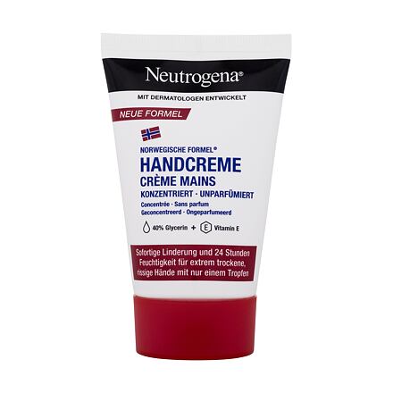 Neutrogena Norwegian Formula Hand Cream Unscented unisex krém na suché a popraskané ruce bez parfemace 50 ml unisex