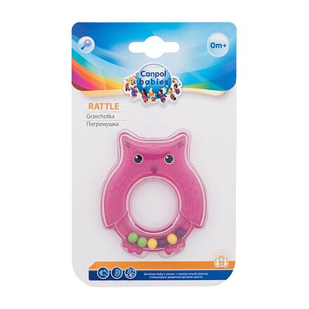 Canpol babies Rattle Owl Pink chrastítko