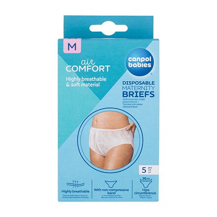 Canpol babies Air Comfort Disposable Maternity Briefs M jednorázové poporodní kalhotky 5 ks pro ženy