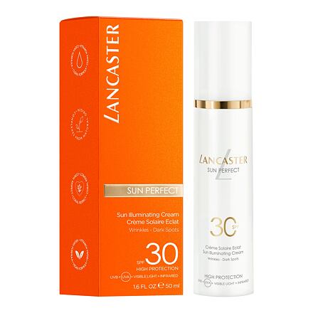 Lancaster Sun Perfect Sun Illuminating Cream SPF30 dámský opalovací krém zamezující tvorbu vrásek a pigmentových skvrn 50 ml pro ženy