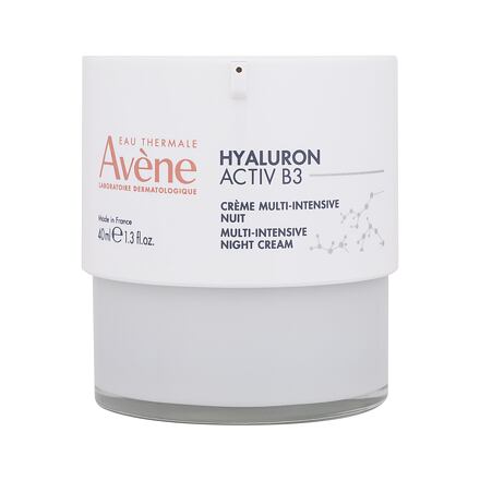 Avene Hyaluron Activ B3 Multi-Intensive Night Cream dámský regenerační a omlazující noční pleťový krém 40 ml pro ženy