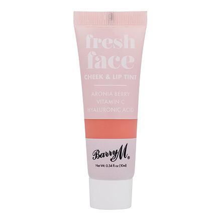 Barry M Fresh Face Cheek & Lip Tint dámská hydratační a rozjasňující tvářenka a rtěnka 2v1 10 ml odstín peach glow