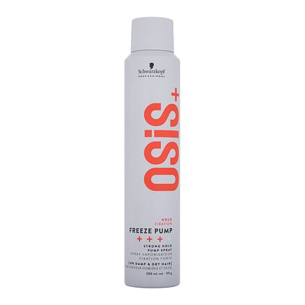 Schwarzkopf Professional Osis+ Freeze Pump Strong Hold Pump Spray dámský lak na vlasy se silnou fixací 200 ml pro ženy