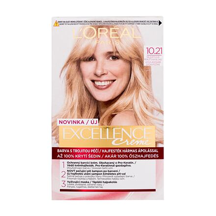 L'Oréal Paris Excellence Creme Triple Protection dámská barva na vlasy na barvené vlasy 48 ml odstín blond pro ženy