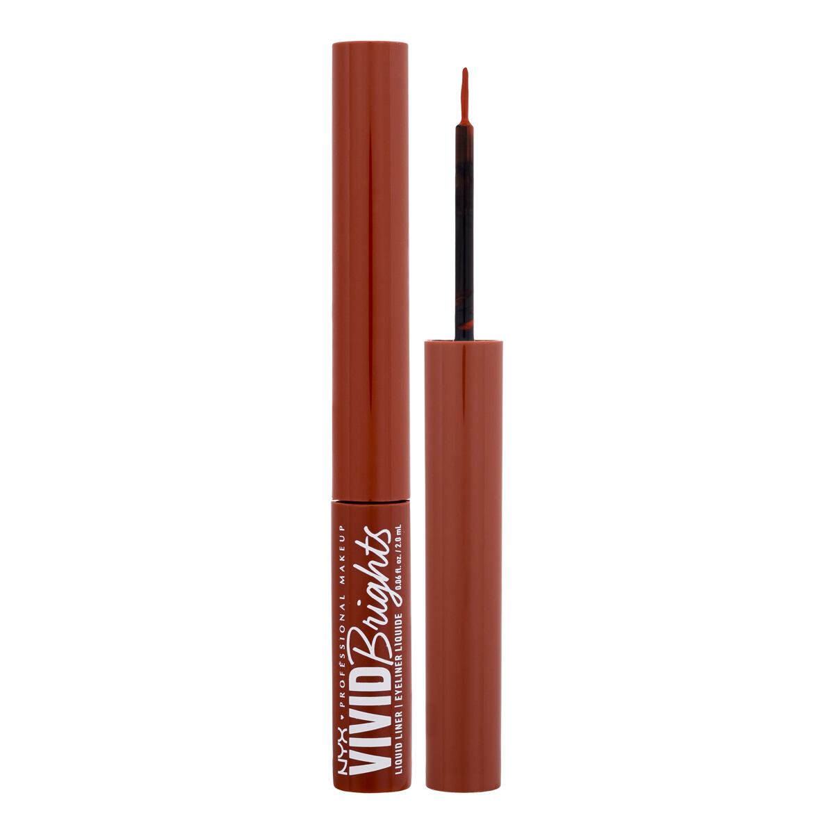 NYX Professional Makeup Vivid Brights dámská zářivě barevná oční linka 2 ml odstín červená