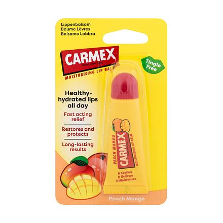 Carmex Peach Mango dámský hydratační balzám na rty s příchutí broskve a manga 10 g