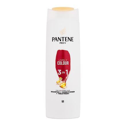 Pantene Lively Colour 3 in 1 dámský šampon, kondicionér a maska pro barvené vlasy 360 ml pro ženy
