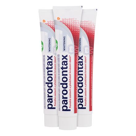 Parodontax Whitening Trio bělicí zubní pasta proti krvácení a zánětu dásní 3x75 ml