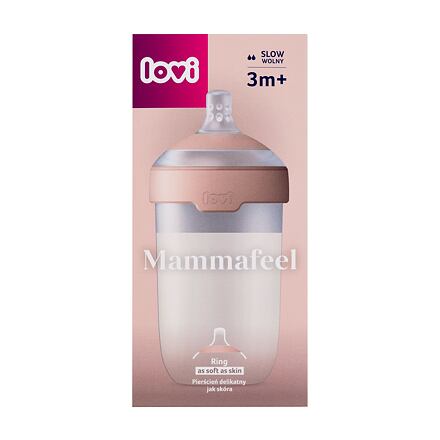 LOVI Mammafeel Bottle 3m+ kojenecká lahev připomínající matčin prs 250 ml