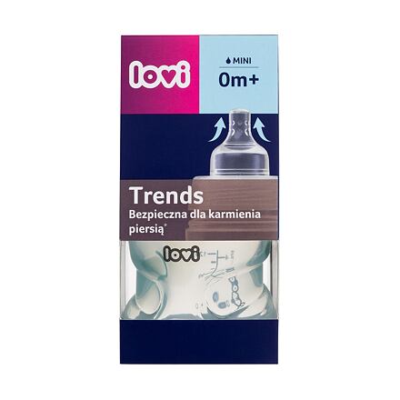 LOVI Trends Bottle 0m+ Green kojenecká lahev 120 ml