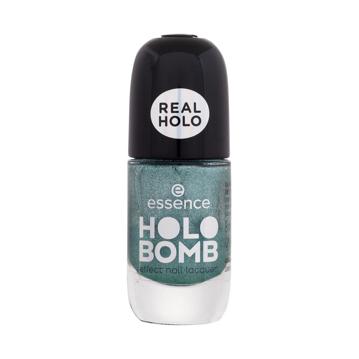 Essence Holo Bomb holografický lak na nehty 8 ml odstín zelená