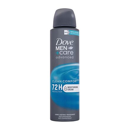 Dove Men + Care Advanced Clean Comfort 72h pánský antiperspirant deodorant ve spreji 150 ml pro muže