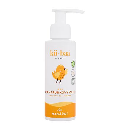 Kii-Baa Organic Baby Bio Apricot Oil dětský tělový olej 100 ml pro děti
