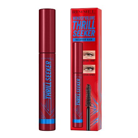 Rimmel London Thrill Seeker dámská voděodolná objemová a prodlužující řasenka 8 ml odstín černá