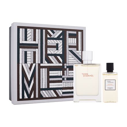 Hermes Terre d´Hermès Eau Givrée pánská dárková sada parfémovaná voda 100 ml + sprchový gel 80 ml pro muže