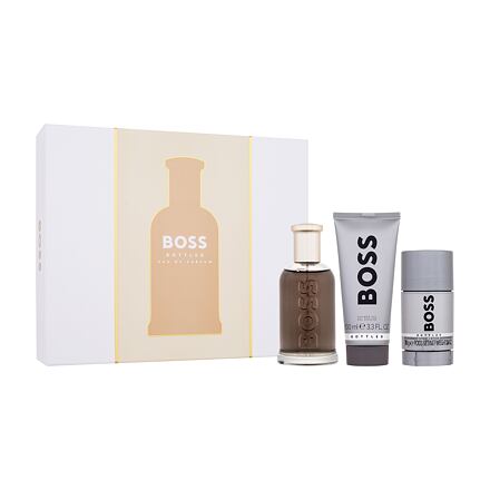HUGO BOSS Boss Bottled pánská dárková sada parfémovaná voda 100 ml + sprchový gel 100 ml + deostick 75 ml pro muže