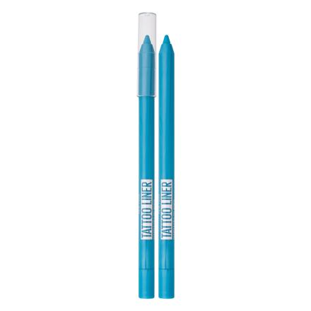 Maybelline Tattoo Liner Gel Pencil dámská dlouhotrvající a voděodolná gelová tužka na oči 1.3 g odstín modrá