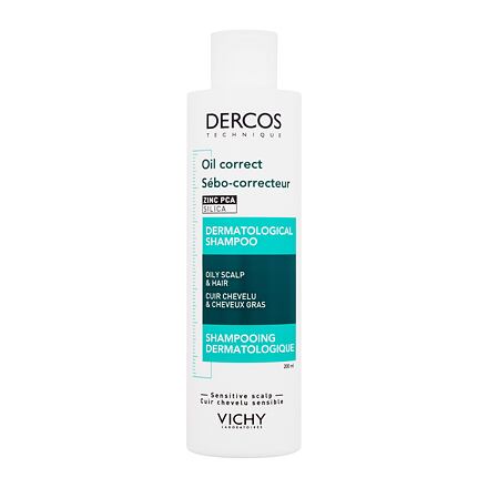 Vichy Dercos Oil Control Shampoo dámský šampon proti nadměrné produkci kožního mazu 200 ml pro ženy