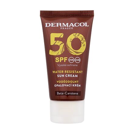 Dermacol Sun Cream SPF50 unisex voděodolný opalovací krém na obličej 50 ml unisex
