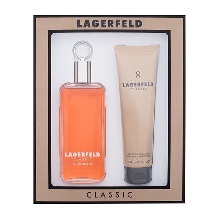 Karl Lagerfeld Classic pánská dárková sada toaletní voda 150 ml + sprchový gel 150 ml pro muže