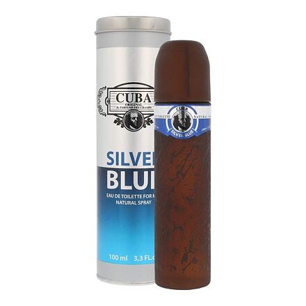 Cuba Silver Blue pánská toaletní voda 100 ml pro muže