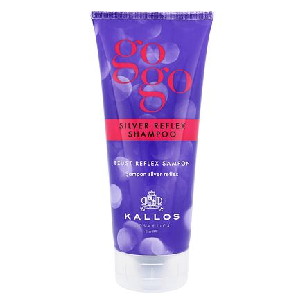 Kallos Cosmetics Gogo Silver Reflex dámský šampon pro šedivé vlasy 200 ml pro ženy