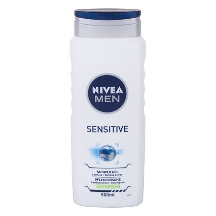 Nivea Men Sensitive pánský sprchový gel na tělo, obličej a vlasy 500 ml pro muže