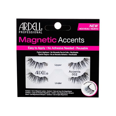 Ardell Magnetic Accents 002 dámské magnetické řasy odstín black
