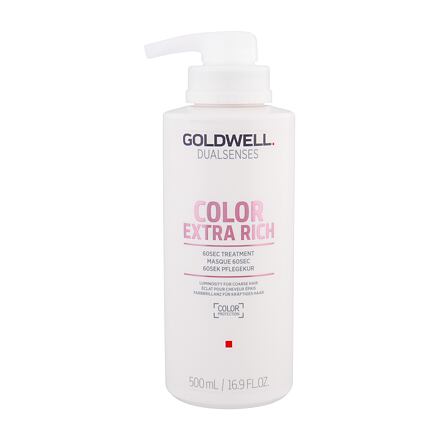 Goldwell Dualsenses Color Extra Rich 60 Sec Treatment dámská regenerační maska pro barvené vlasy 500 ml pro ženy