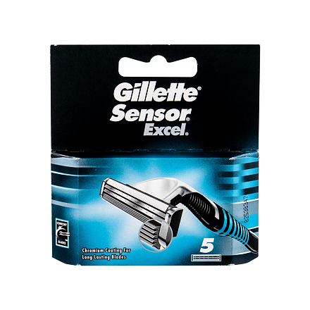 Gillette Sensor Excel pánský náhradní břit 5 ks pro muže