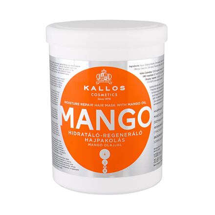 Kallos Cosmetics Mango dámská posilující vlasová maska 1000 ml pro ženy
