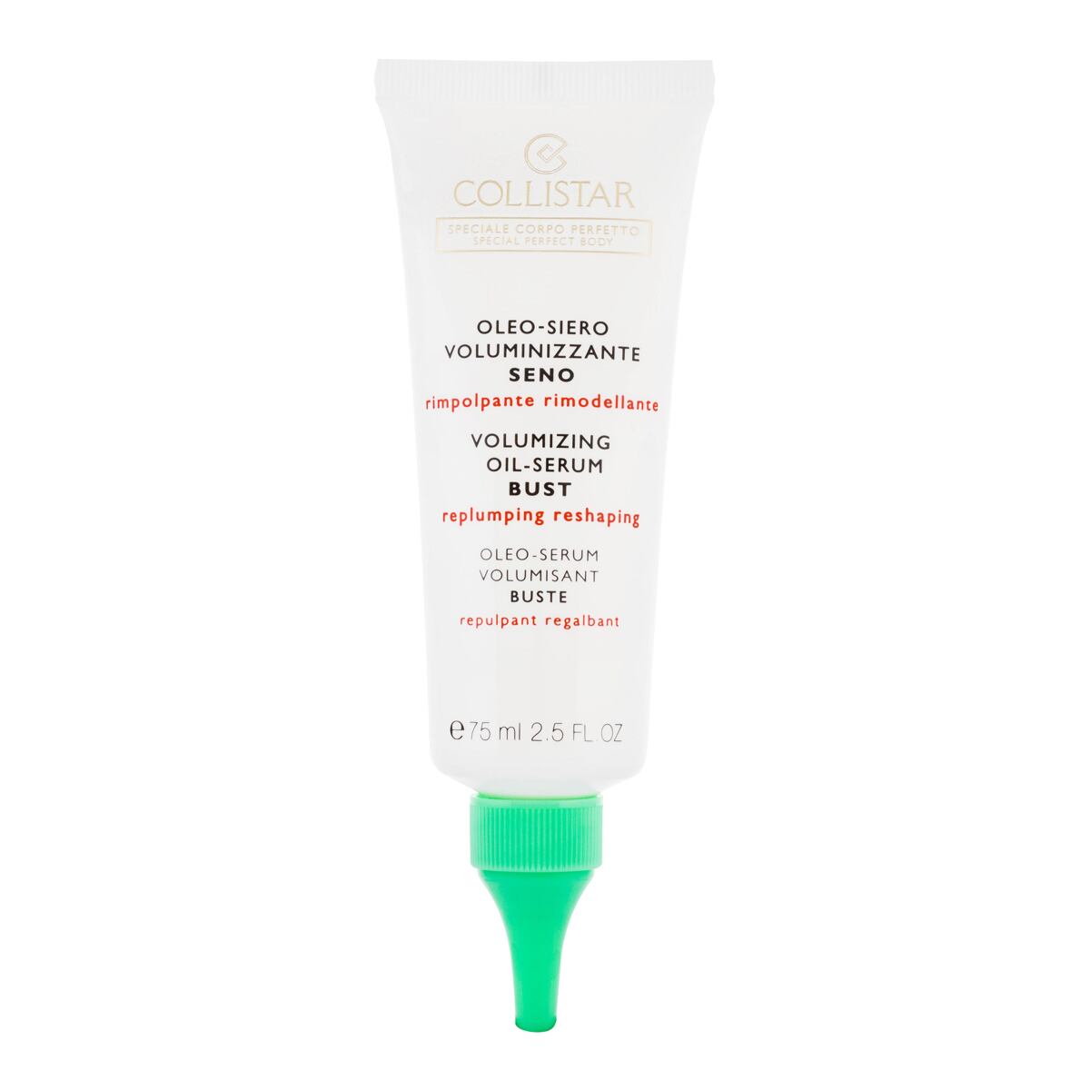 Collistar Special Perfect Body Volumizing Oil-Serum Bust olejové sérum pro větší poprsí 75 ml Tester pro ženy