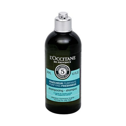L'Occitane Aromachology Purifying Freshness dámský osvěžující šampon 300 ml pro ženy