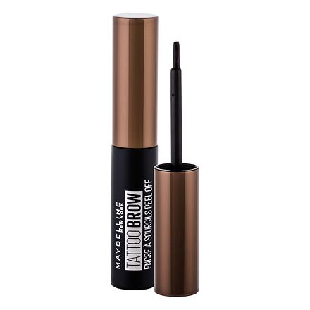 Maybelline Tattoo Brow dámská gelová slupovací barva na obočí 4.6 g odstín hnědá