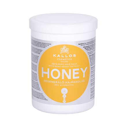 Kallos Cosmetics Honey dámská regenerační vlasová maska 1000 ml pro ženy