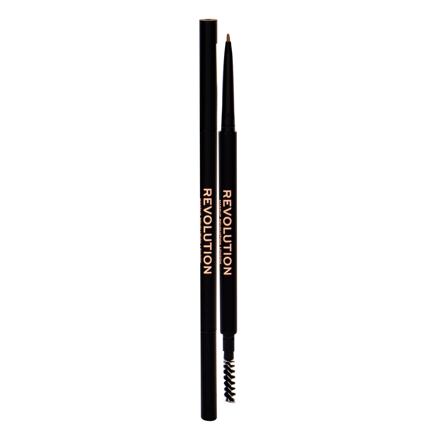 Makeup Revolution London Precise Brow Pencil dámská tužka na obočí s kartáčkem 0.05 g odstín hnědá