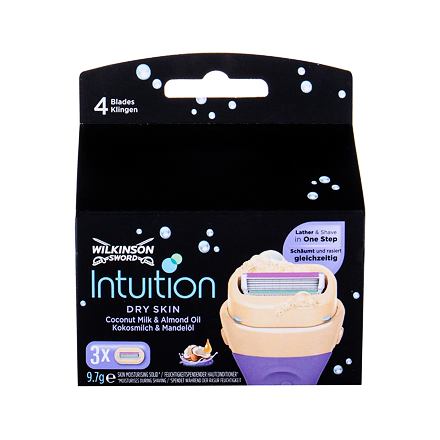 Wilkinson Sword Intuition Dry Skin dámský náhradní břit 3 ks pro ženy