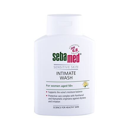 SebaMed Sensitive Skin Intimate Wash Age 50+ intimní mycí emulze 200 ml pro ženy