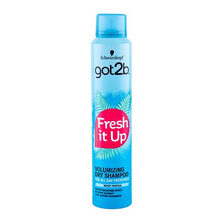 Schwarzkopf Got2b Fresh It Up Volumizing dámský objemový suchý šampon s tropickou vůní 200 ml pro ženy