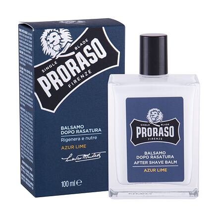 PRORASO Azur Lime After Shave Balm pánský balzám po holení s vůní citrusů a jalovce 100 ml