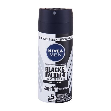 Nivea Men Invisible For Black & White Original pánský antiperspirant nezanechávající stopy na oblečení 100 ml pro muže