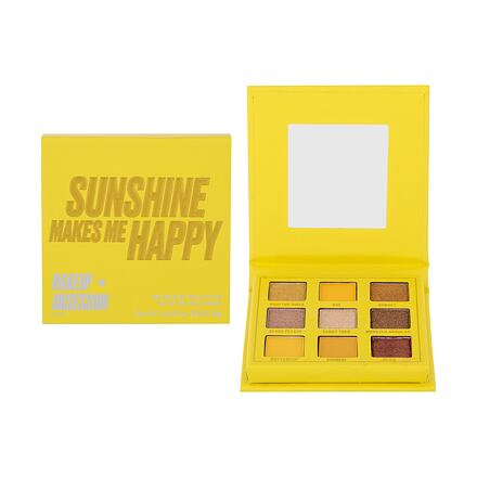 Makeup Obsession Sunshine Makes Me Happy paletka očních stínů 3.42 g odstín zlatá