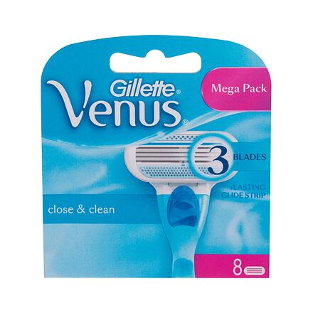 Gillette Venus Close & Clean dámský náhradní břit 8 ks pro ženy