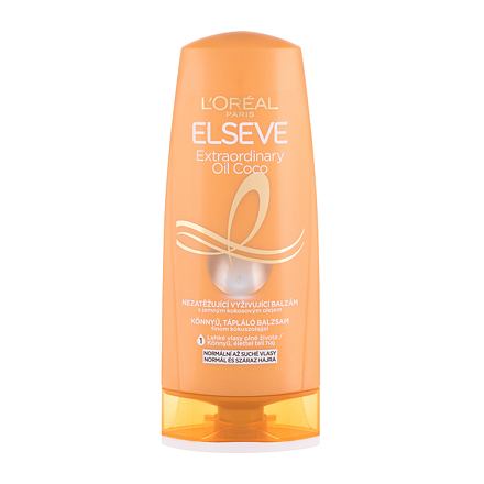 L'Oréal Paris Elseve Extraordinary Oil Coco Weightless Nourishing Balm dámský balzám pro normální až suché vlasy 200 ml pro ženy