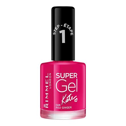 Rimmel London Super Gel By Kate STEP1 lak na nehty 12 ml odstín růžová