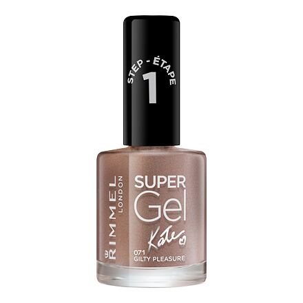 Rimmel London Super Gel By Kate STEP1 lak na nehty 12 ml odstín zlatá