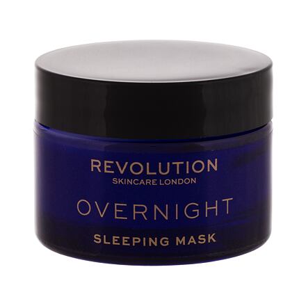 Revolution Skincare Overnight Sleeping Mask dámská vyhlazující a zjemňující noční pleťová maska 50 ml pro ženy poškozená krabička