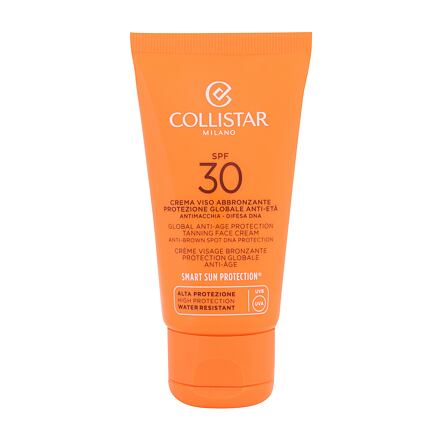 Collistar Special Perfect Tan Global Anti-Age Protection Tanning Face Cream SPF30 dámský opalovací krém na obličej s protistárnoucím účinkem 50 ml pro ženy