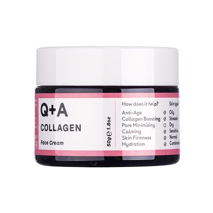Q+A Collagen dámský zpevňující pleťový krém s kolagenem 50 g pro ženy